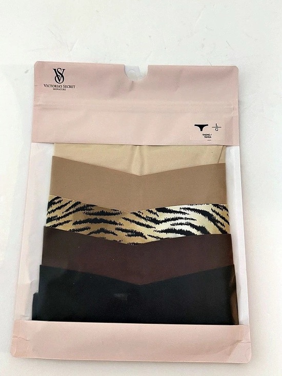 Victoria's Secret Other - Victoria's Secret No Show Thong Panty 5 Pack Sz L